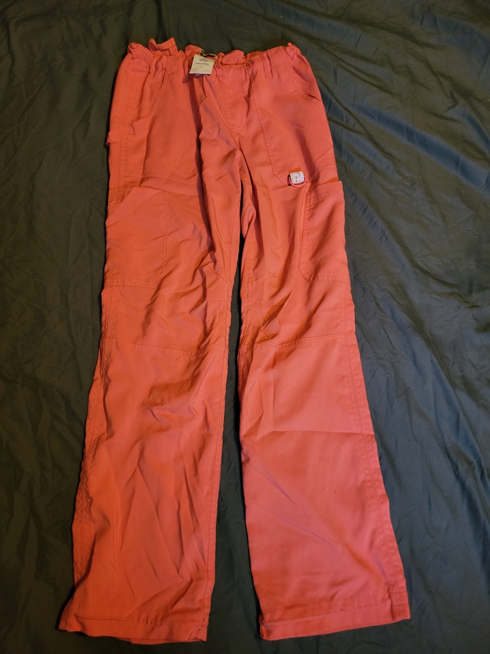 koi Tech Coral Coral/Pink And Black Scrub Pants Lot